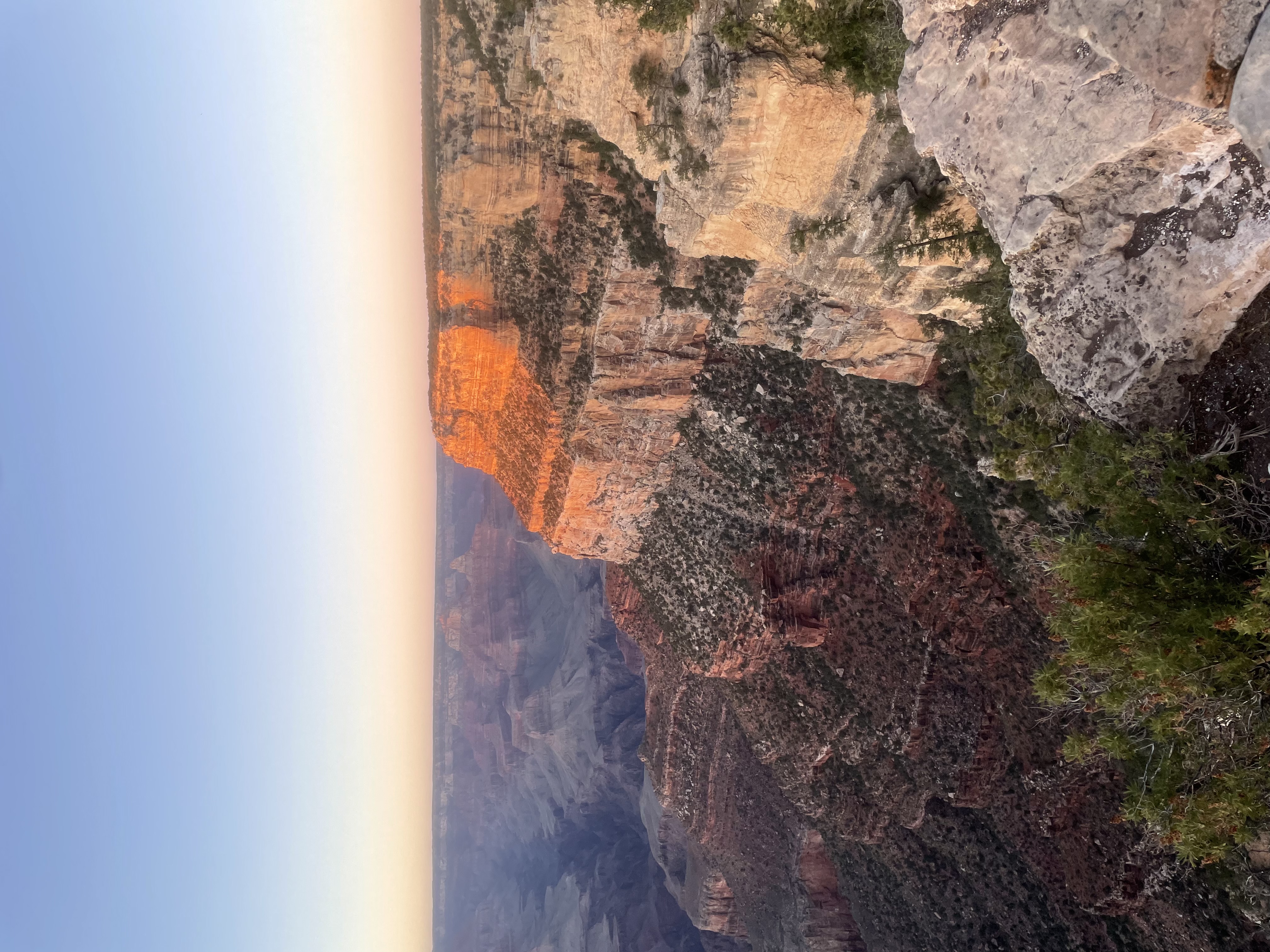 Grand Canyon的夕阳