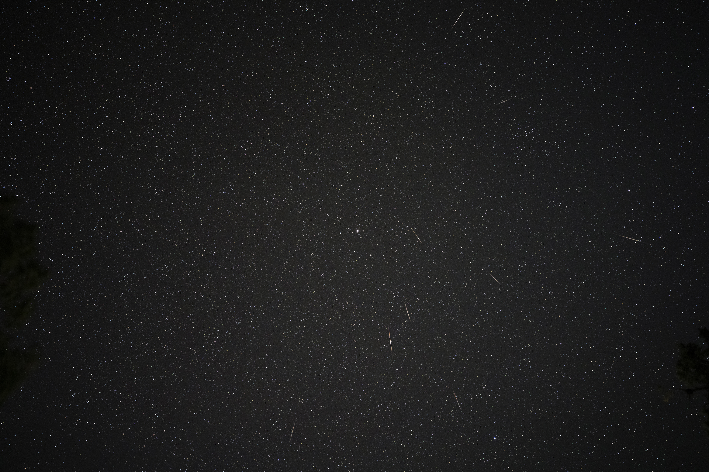 Tau Hercules 的流星雨。把流星雨的轨迹延伸就能找到来源星系在天球上的位置。Source 摄影师Luke